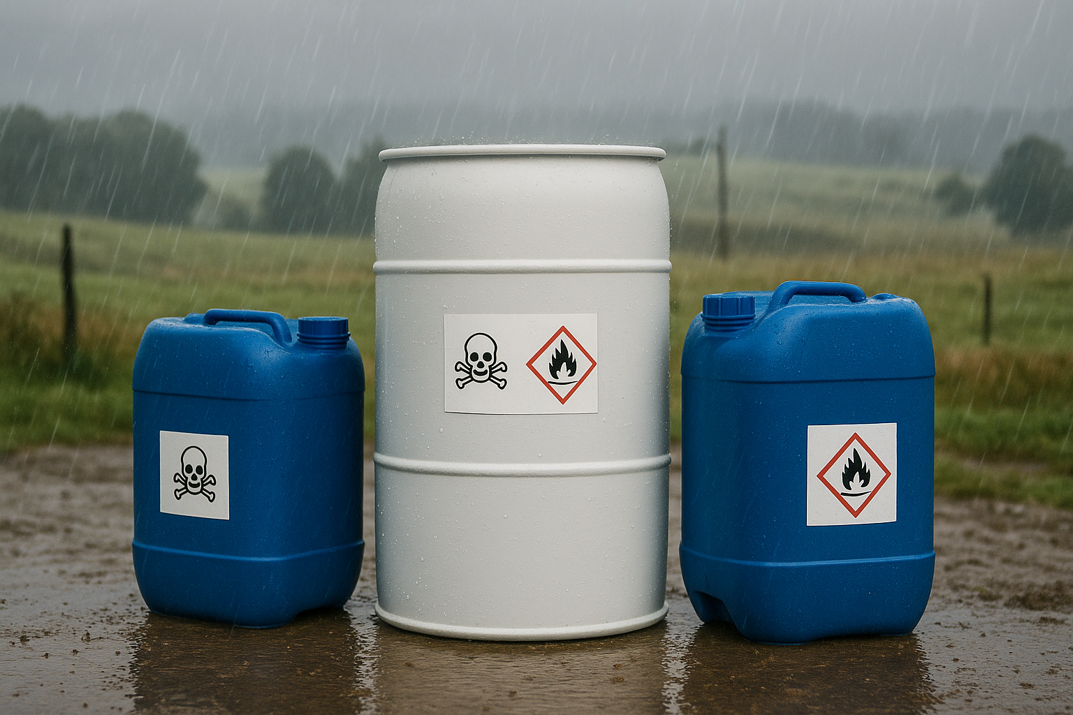 Rótulos no agronegócio expostos ao clima