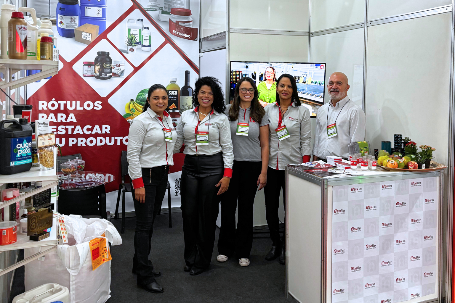 Estande da Ativa Flex na Hortitec