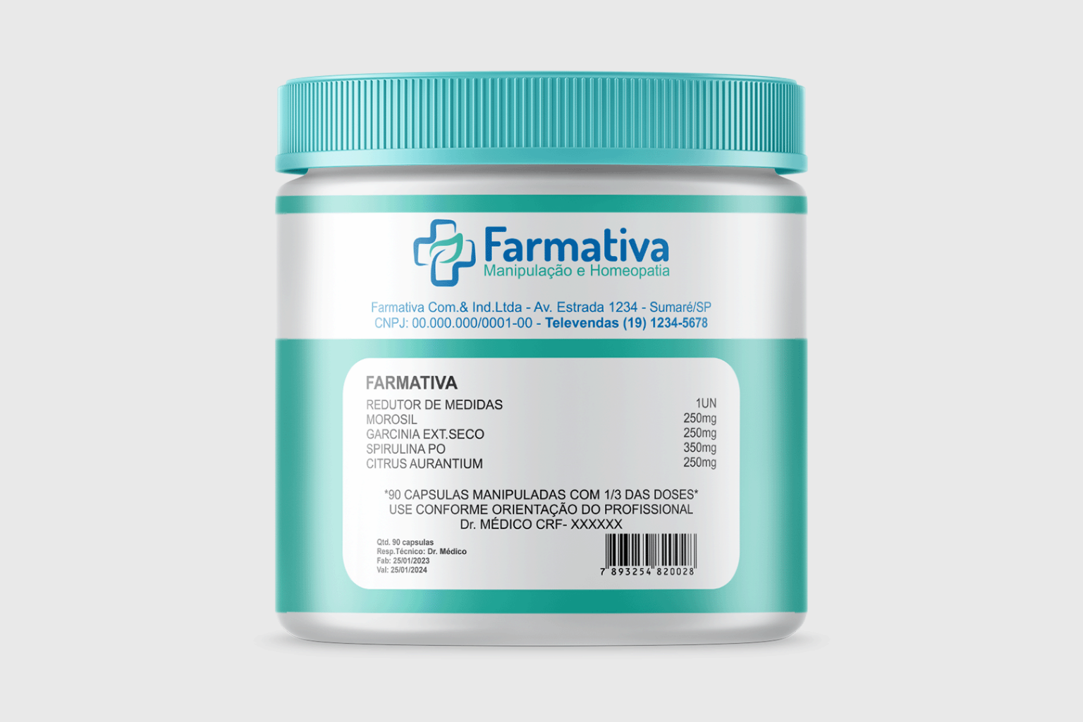 etiqueta pré-impressa