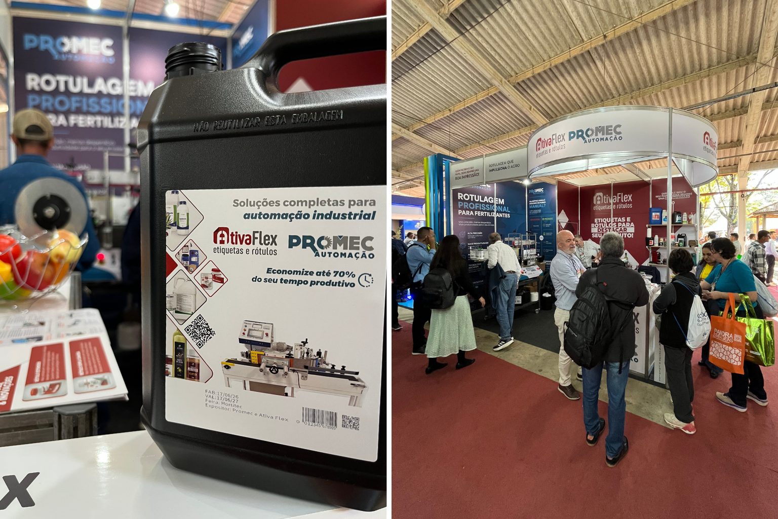 Hortitec 2026 estande da Ativa Flex