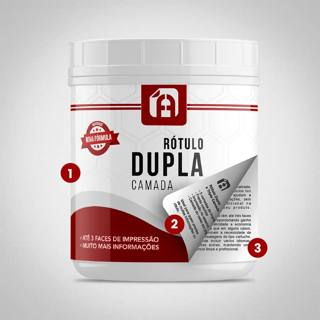 Rótulo Dupla e Tripla Camada