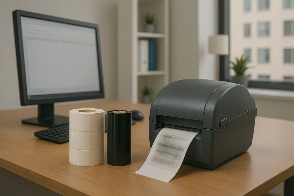 Impressora térmica travando durante impressão de etiquetas